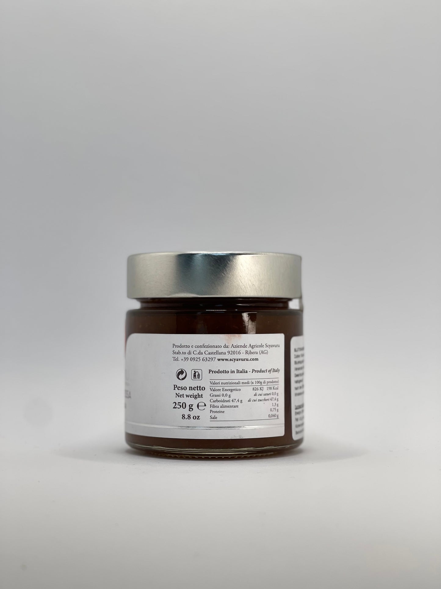 Scyavuru - Arancia Rossa Marmellata - Blutorangen-Marmelade 250g