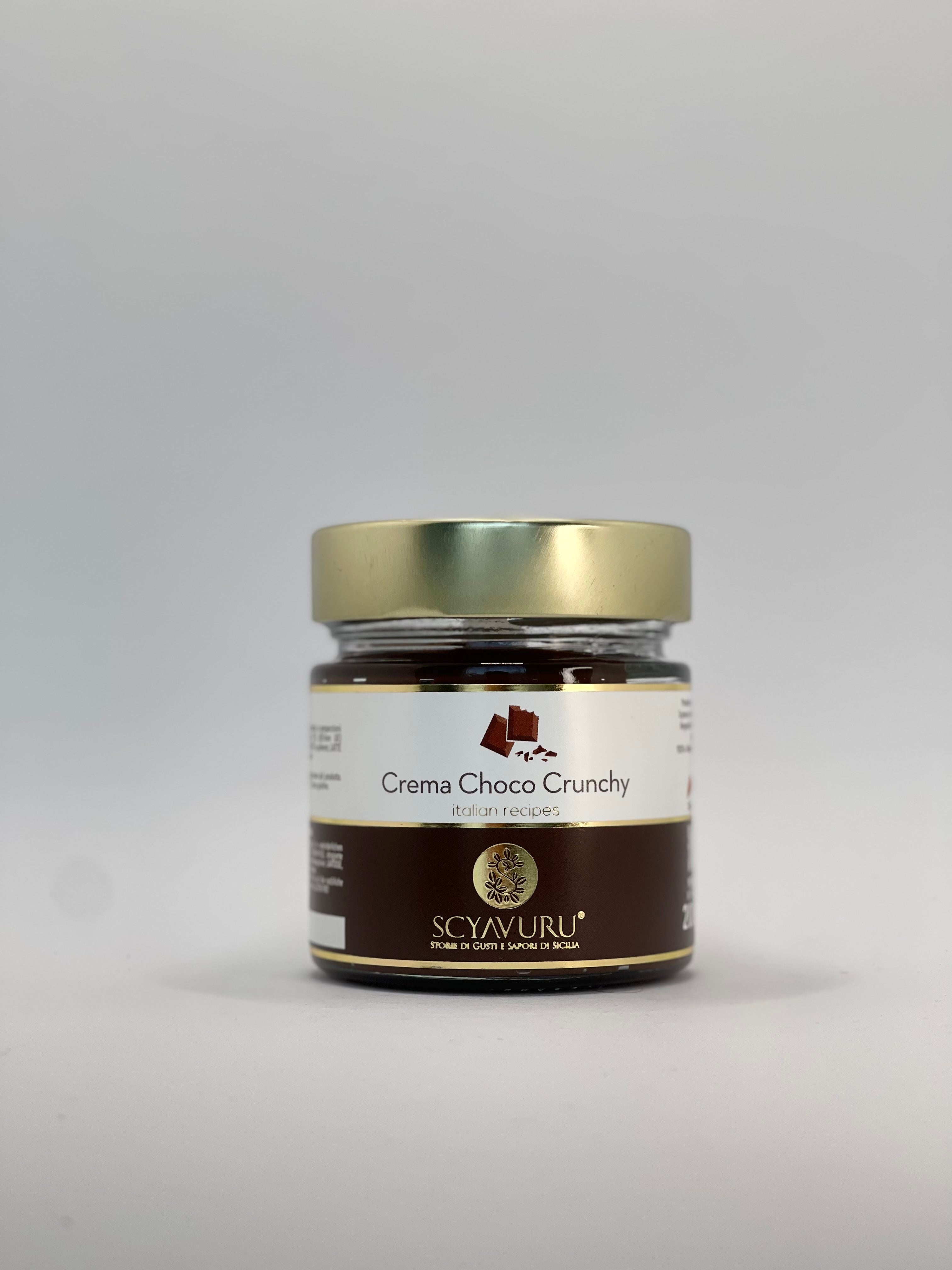 Scyavuru - Crema Choco Crunchy - Schokoladencreme mit Crunch 200g ... Scyavuru - Crema Choco Crunchy - Schokoladencreme mit Crunch 200g ...