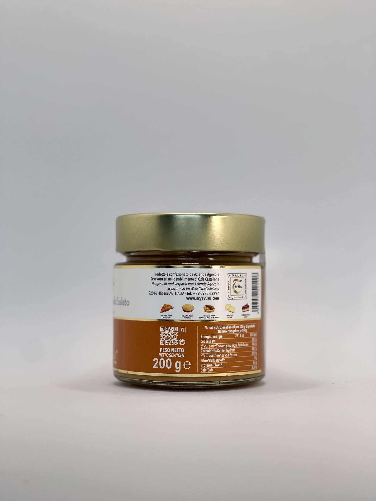 Scyavuru - Crema al Caramello Salato - gesalzene Karamellcreme 200g