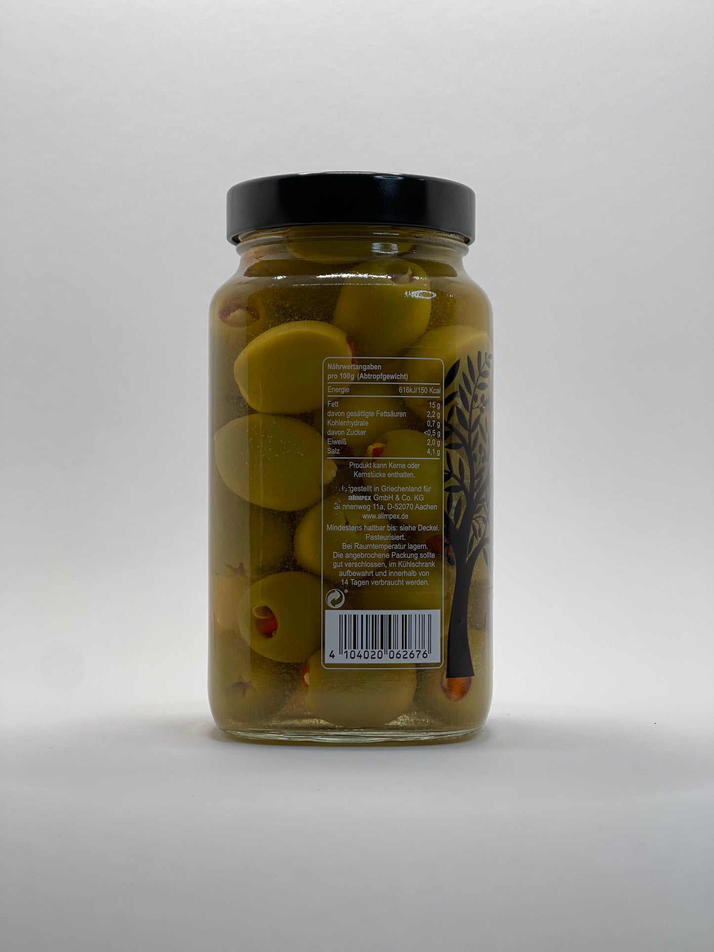 Vergina - griechische Oliven Mandel & Paprika 700ml