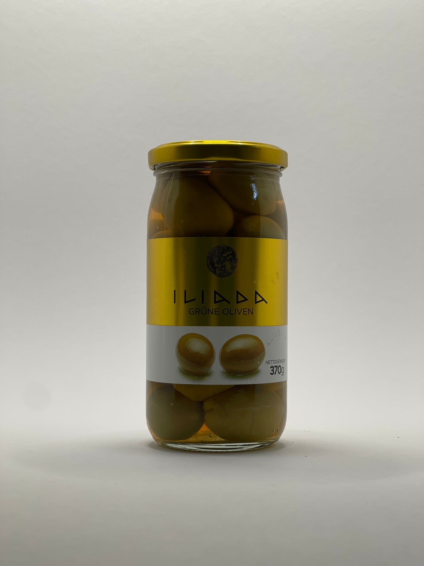 Iliada - grüne Oliven mit Stein 370g