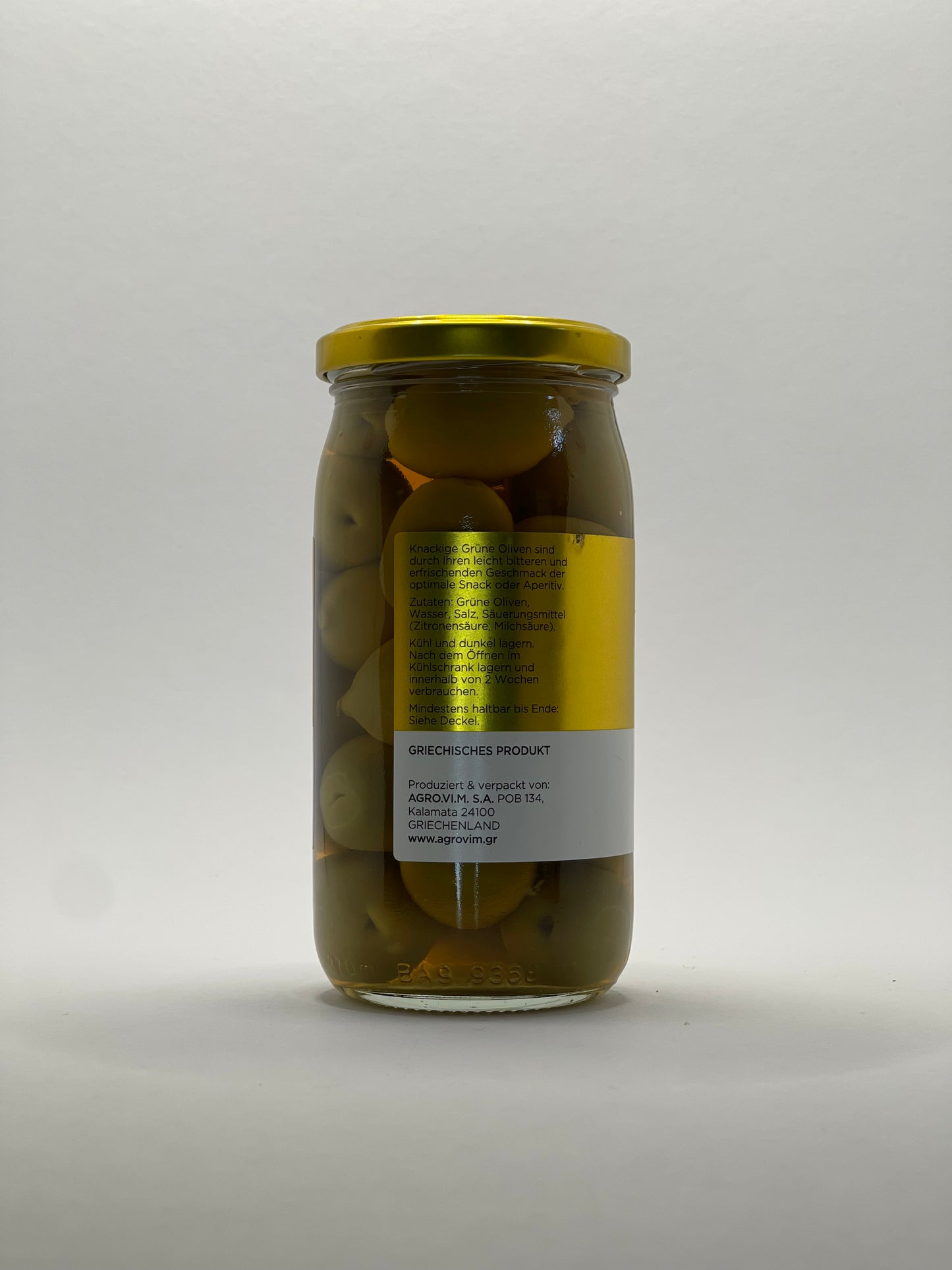 Iliada - grüne Oliven mit Stein 370g