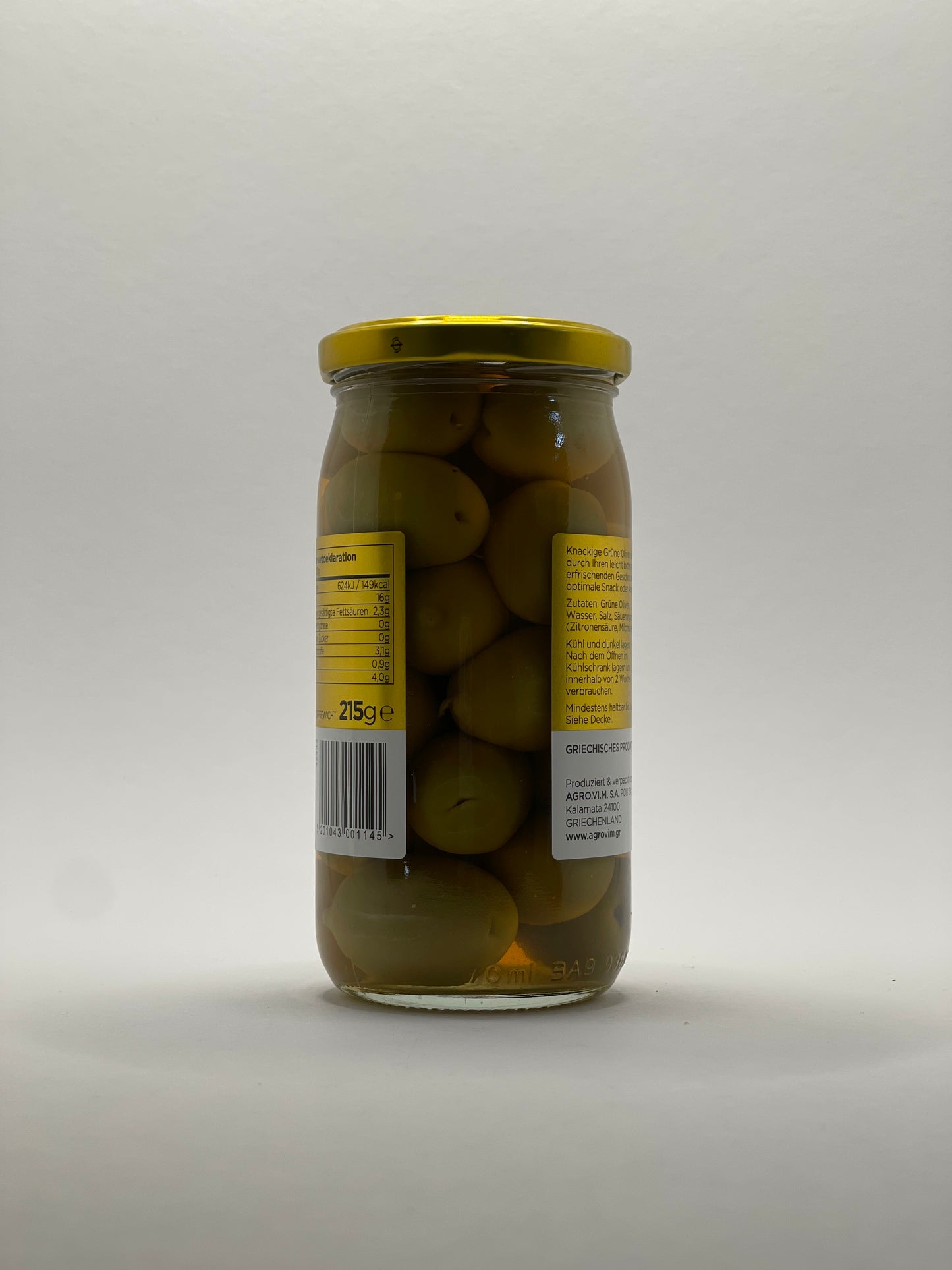 Iliada - grüne Oliven mit Stein 370g