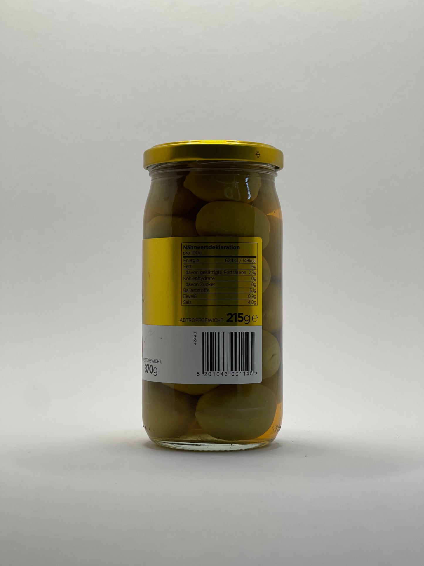 Iliada - grüne Oliven mit Stein 370g