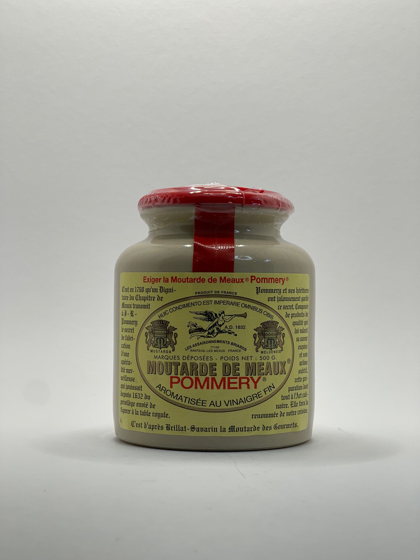Moutarde de Meaux Pommery - körning - Französischer Pommery Senf 500g