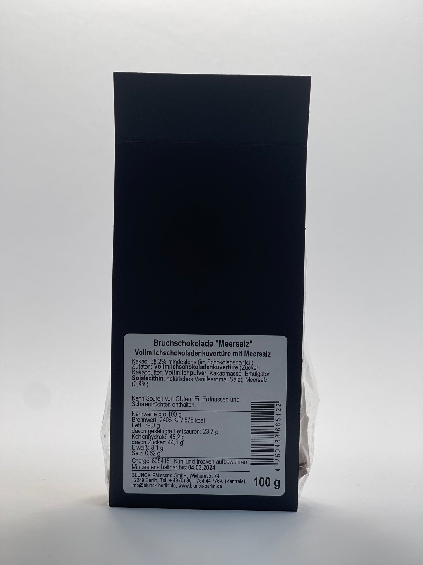 Blunck - Brunchschokolade mit Meersalz 100g