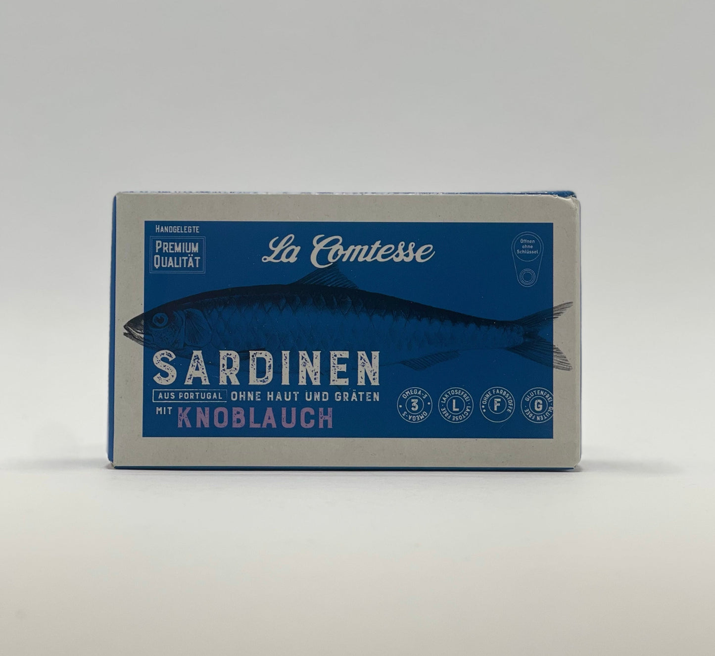 La Comtesse - Sardinen mit Knoblauch 125g