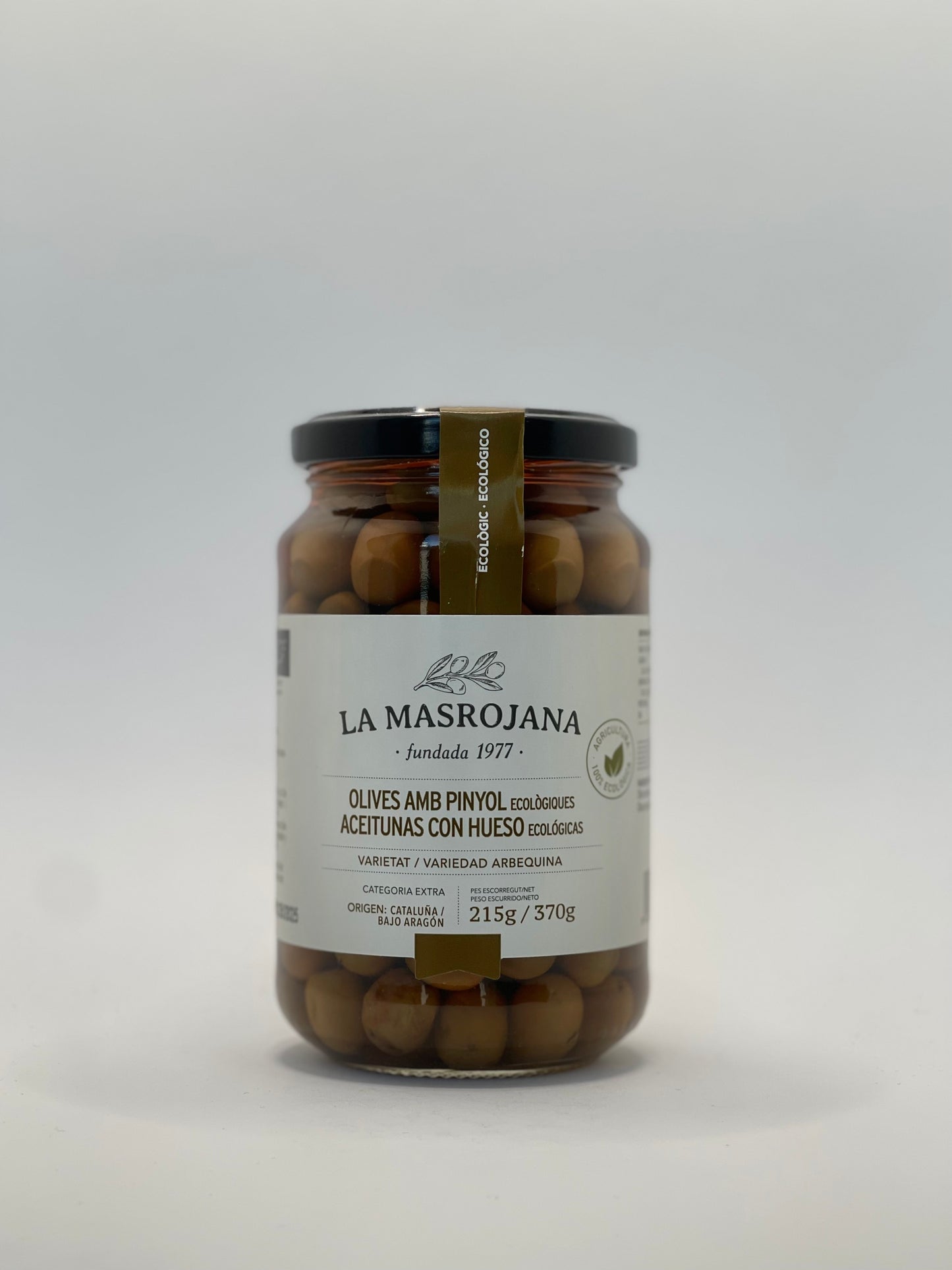 La Masrojana - kleine, grüne Oliven mit Stein 370g