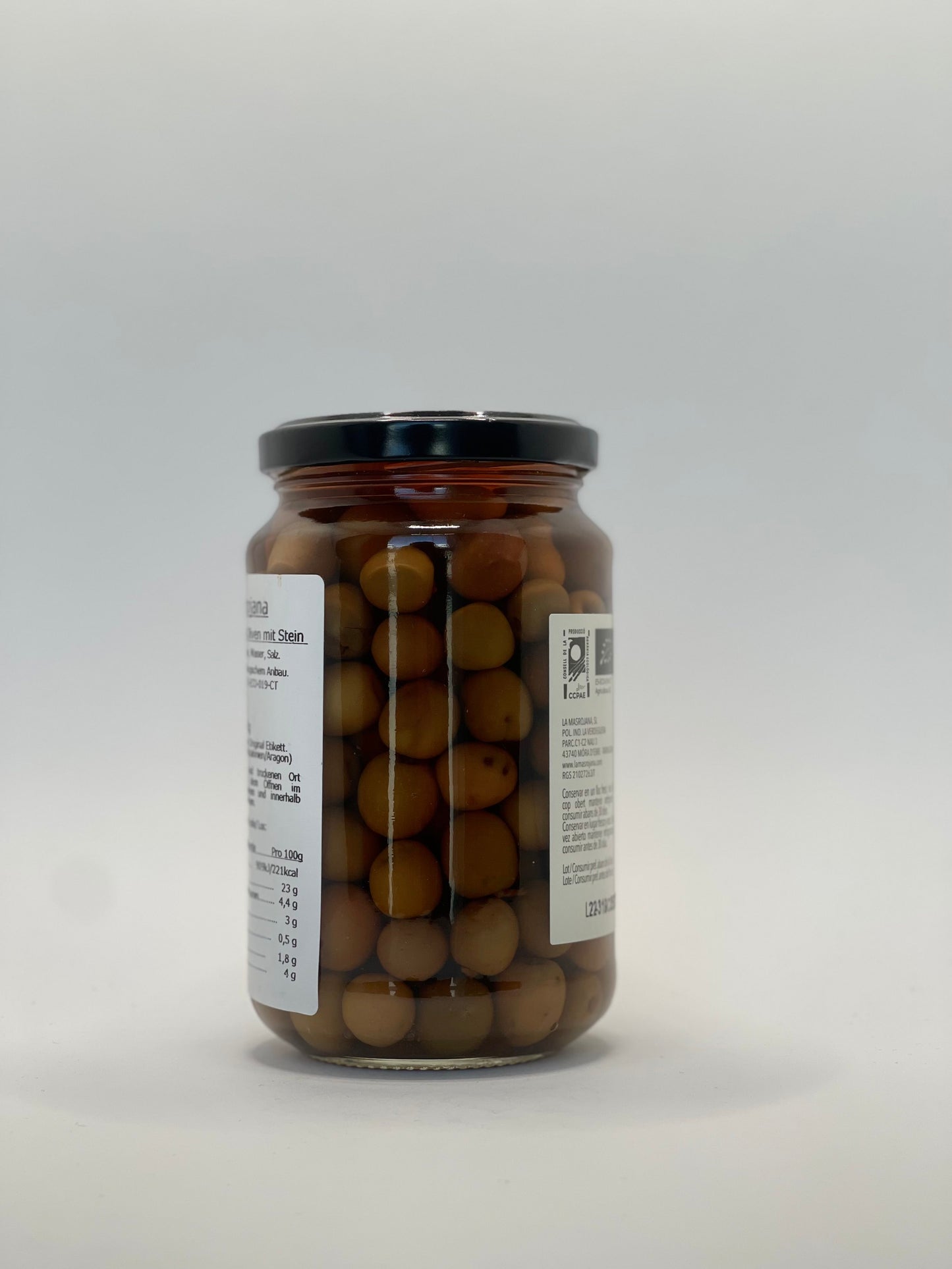 La Masrojana - kleine, grüne Oliven mit Stein 370g