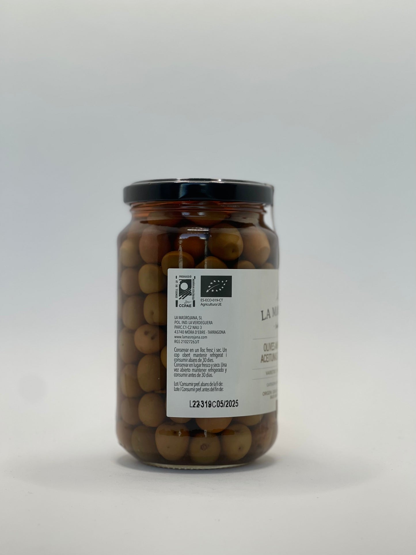 La Masrojana - kleine, grüne Oliven mit Stein 370g