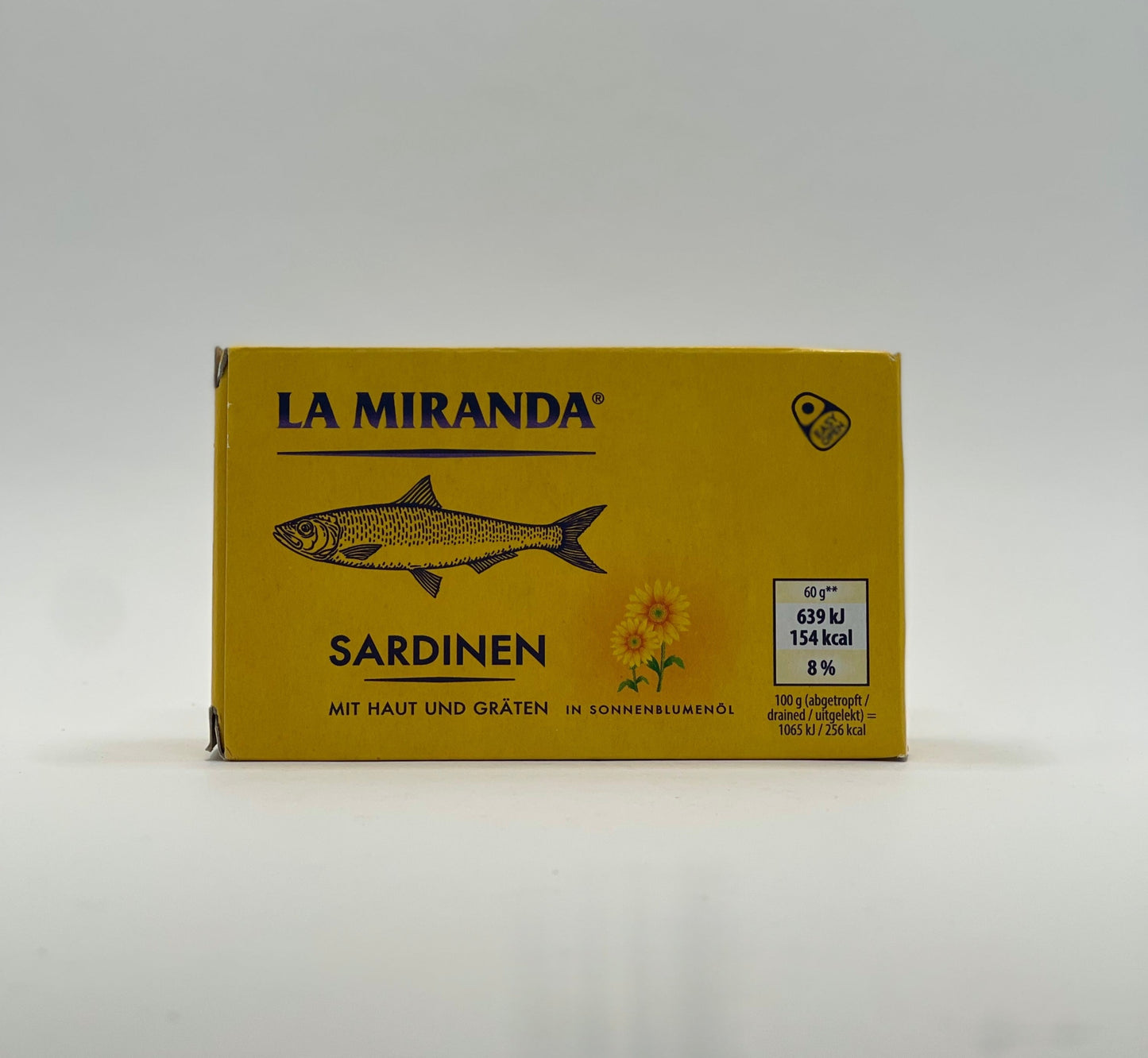 La Miranda - Sardinen in Sonnenblumenöl 125g
