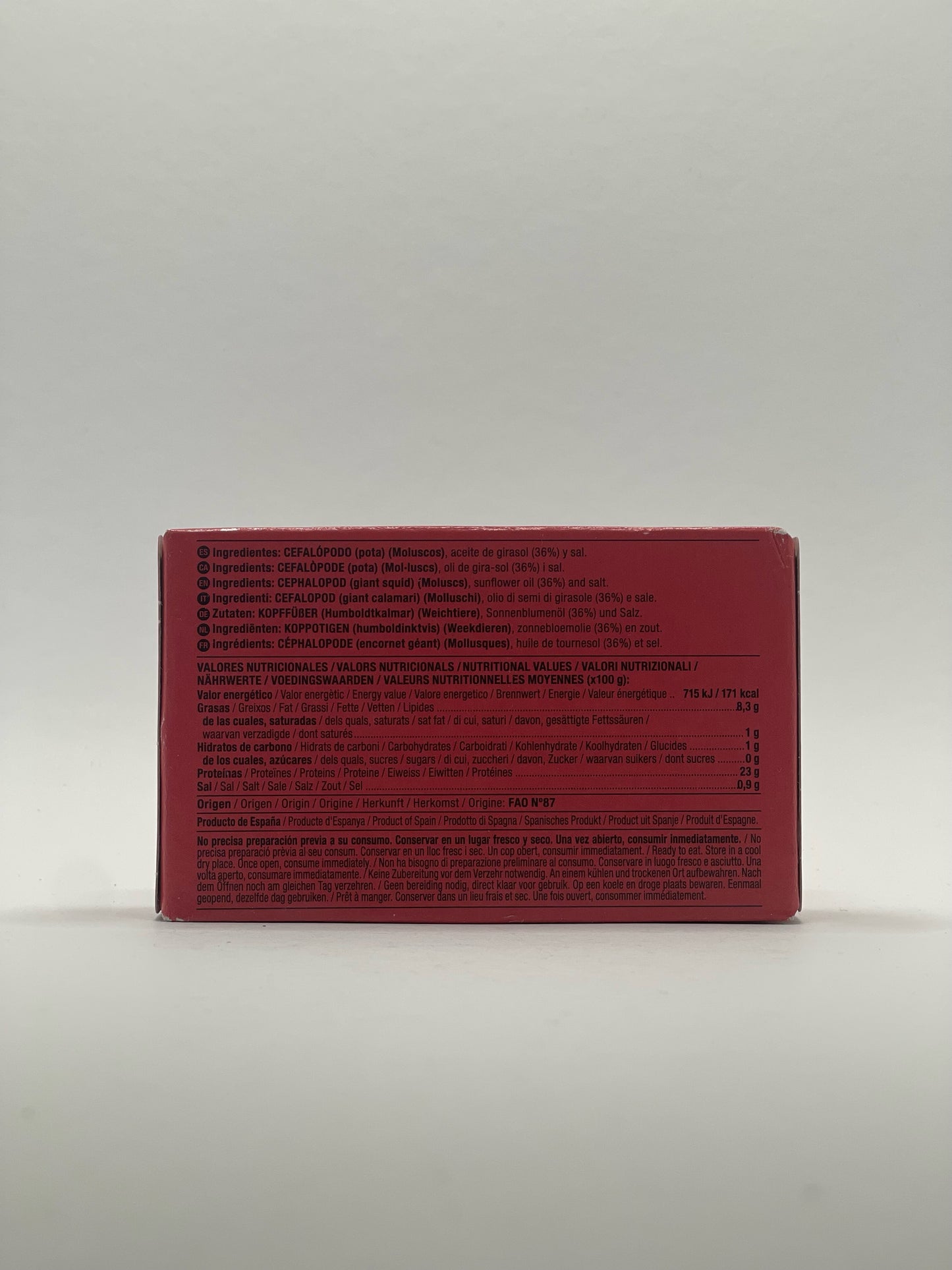 Pepus - Große Tintenfischtentakel in Öl 115g
