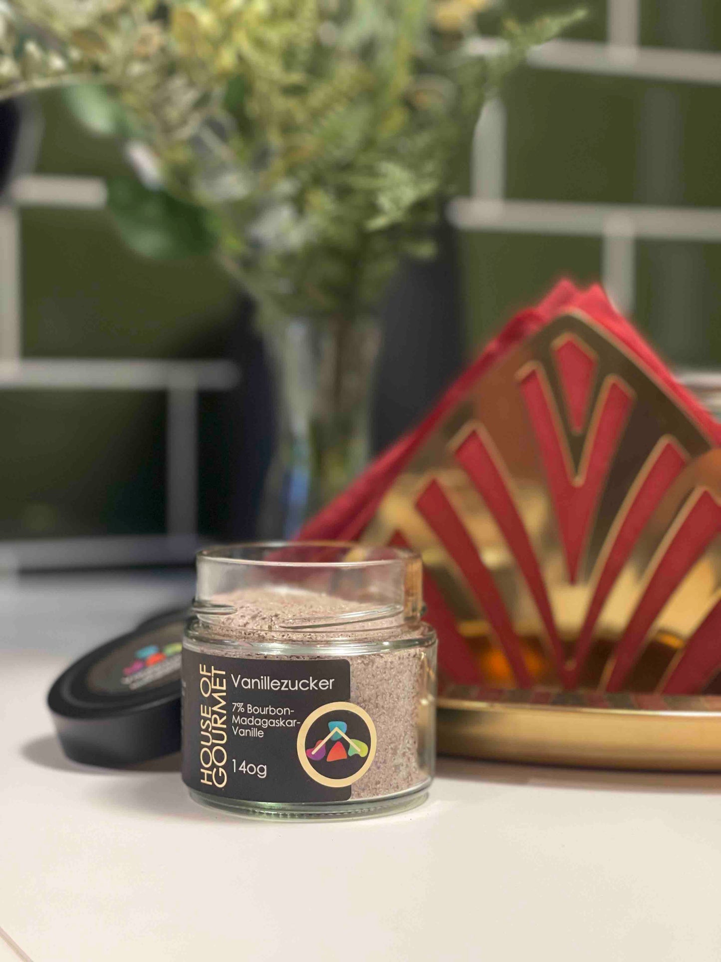 Vanillezucker mit 7% Bourbon Madagaskar Vanille - 140g