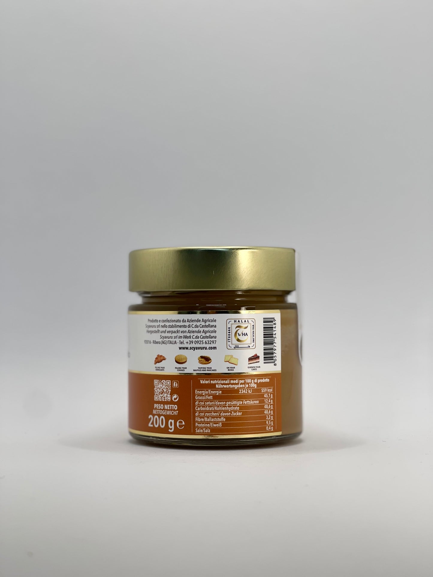 Scyavuru - Crema al Biscotto Speculoos Salato - Spekulatiuscreme gesalzen 200g