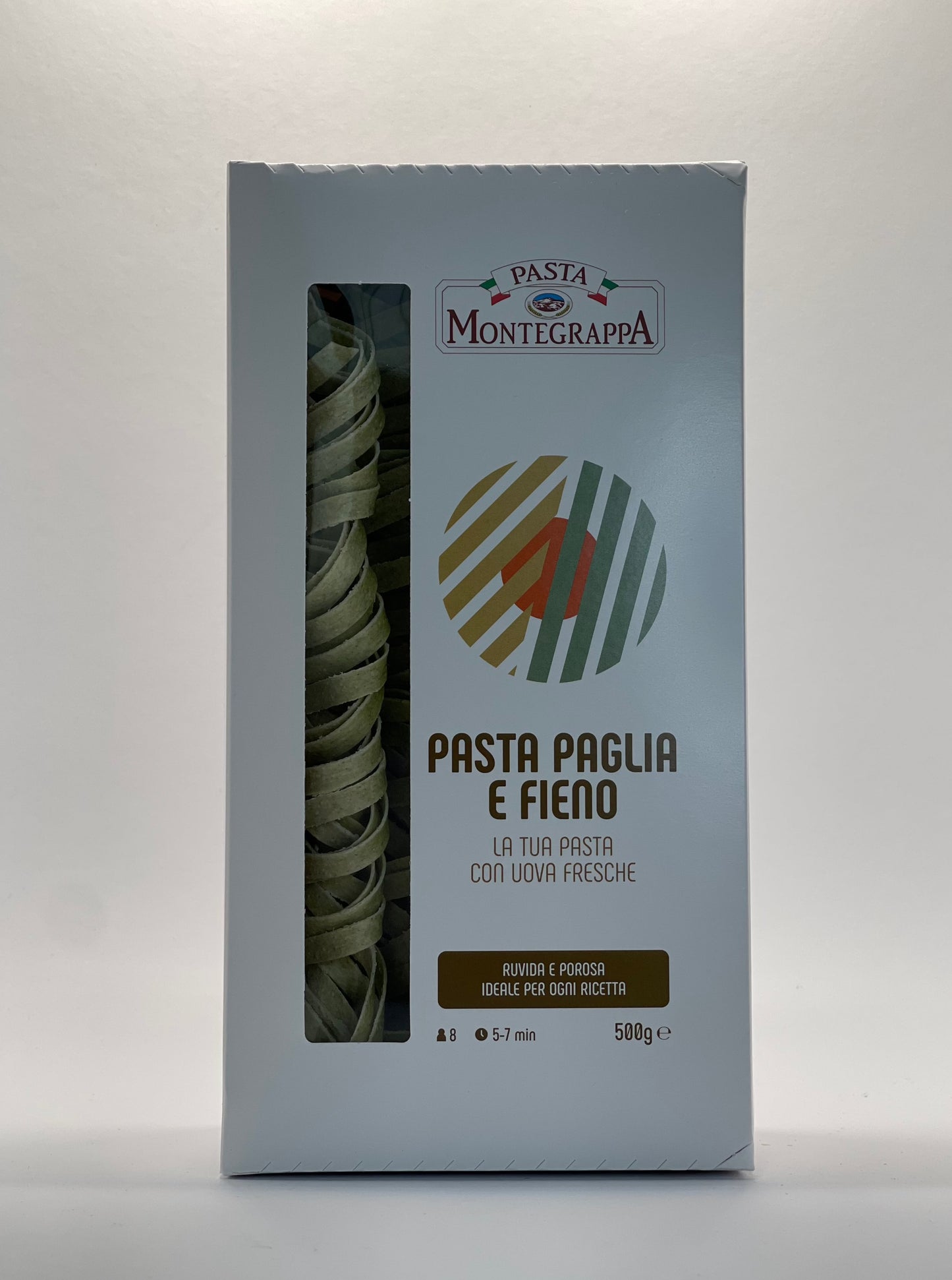 Montegrappa - Tagliatelle all'Uovo Paglia e fieno - Eiernudeln mit Spinat 500g