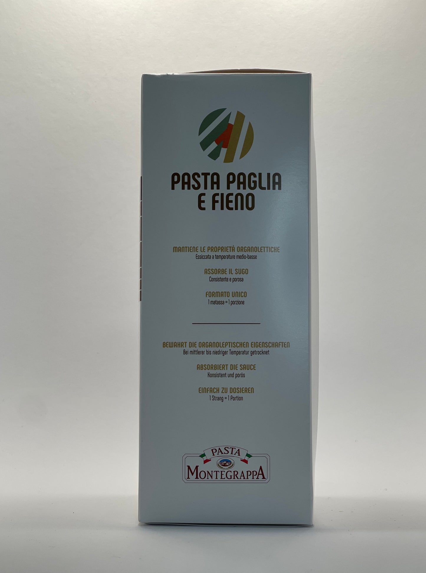 Montegrappa - Tagliatelle all'Uovo Paglia e fieno - Eiernudeln mit Spinat 500g
