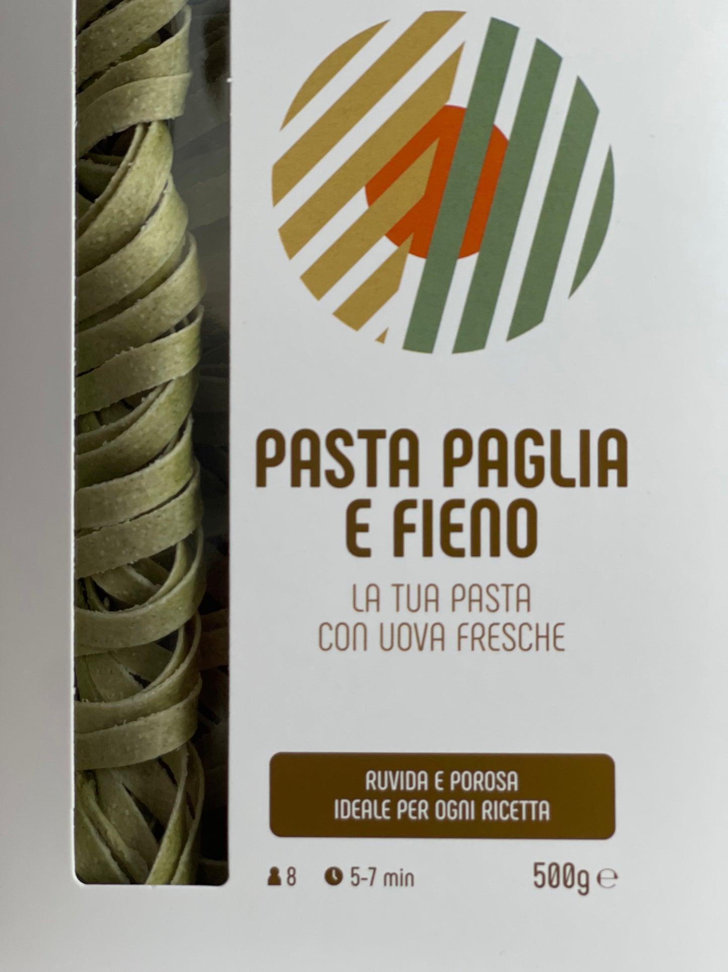 Montegrappa - Tagliatelle all'Uovo Paglia e fieno - Eiernudeln mit Spinat 500g