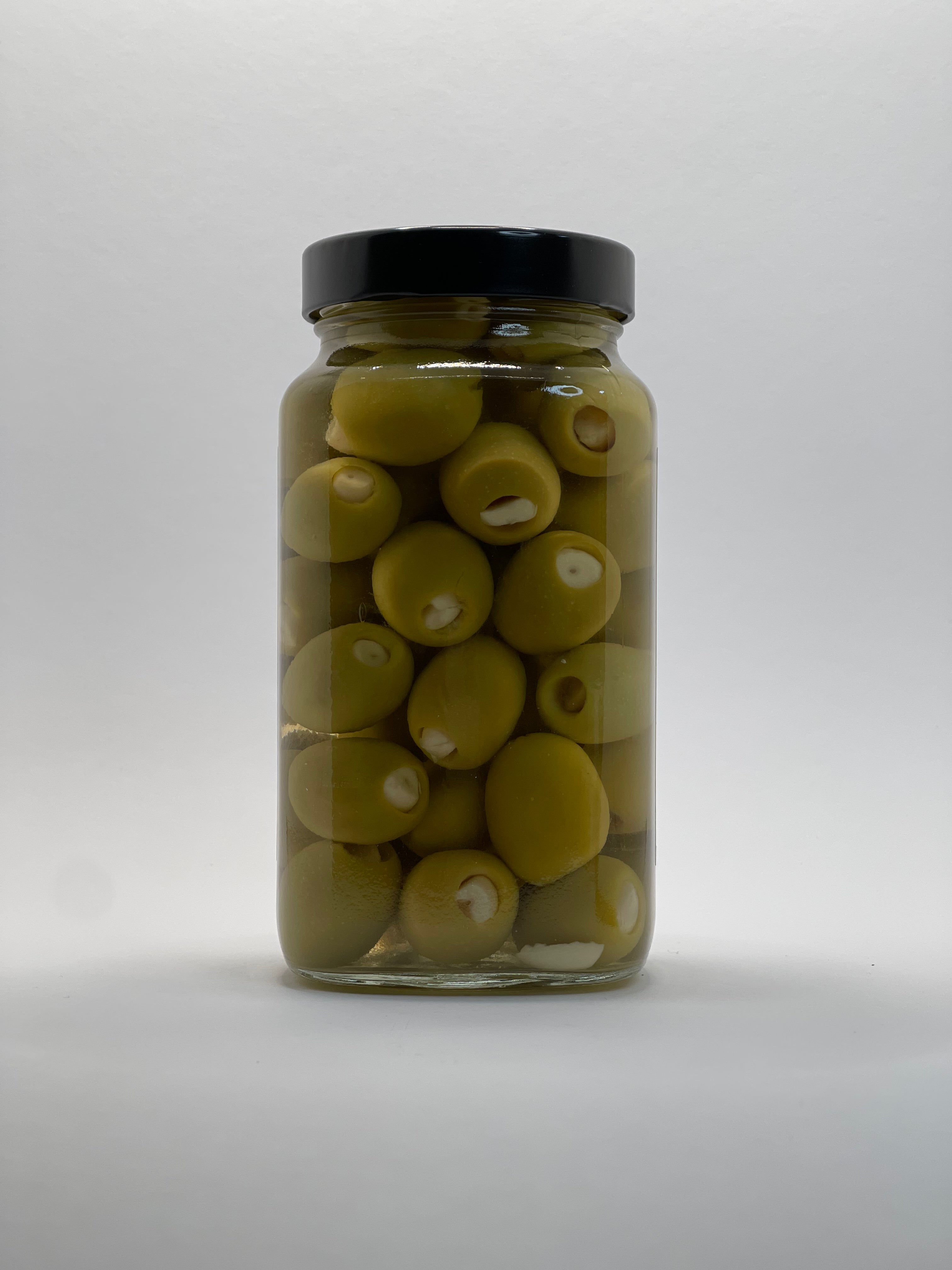 Vergina - griechische Oliven mit Knoblauch 700ml – House of Gourmet Vergina - griechische Oliven mit Knoblauch 700ml – House of Gourmet