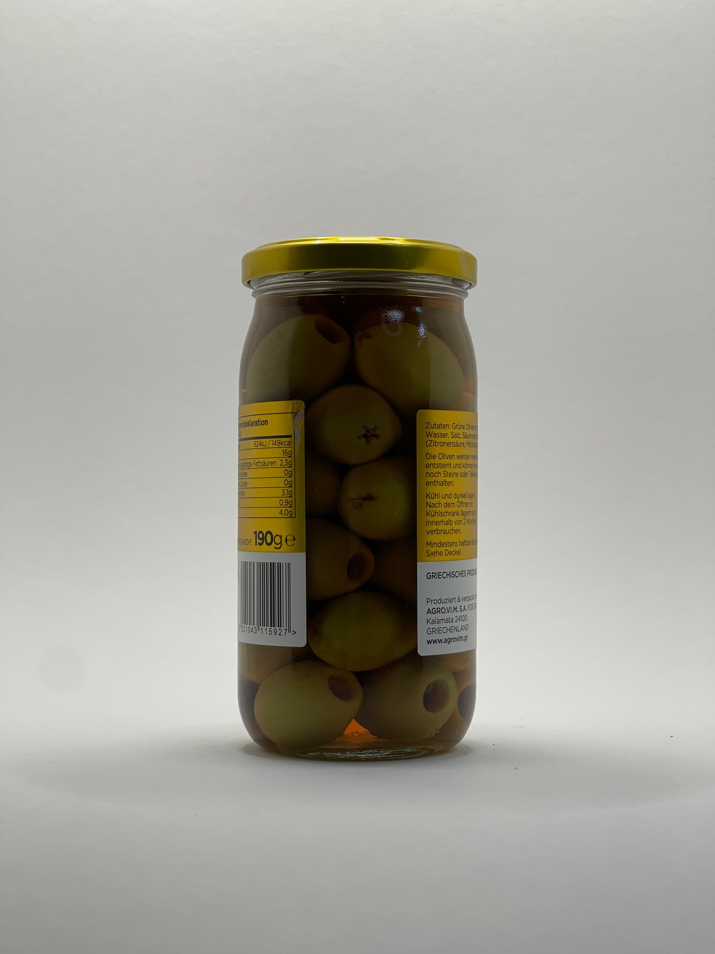 Iliada - grüne Oliven entsteint 370g