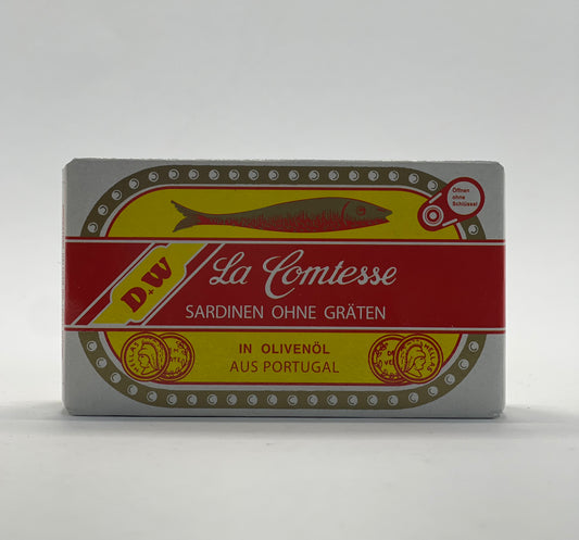 La Comtesse - Sardinen in Olivenöl ohne Gräten 125g