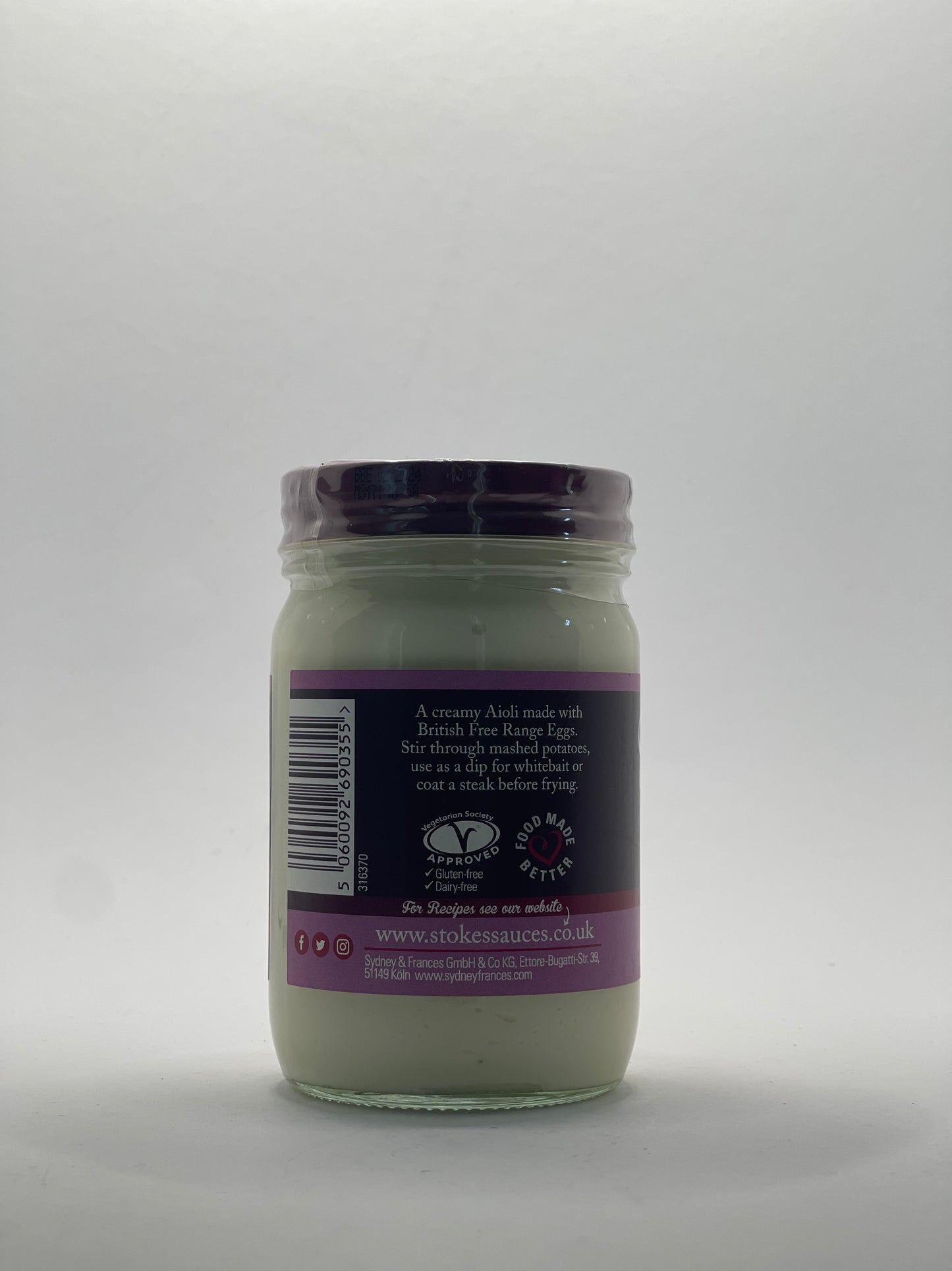 Stokes - Garlic Mayonnaise (Aioli) 368ml
