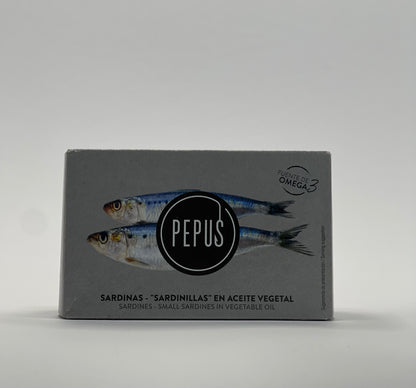 Pepus - Sardinen 8/12 in Sonnenblumenöl 115g