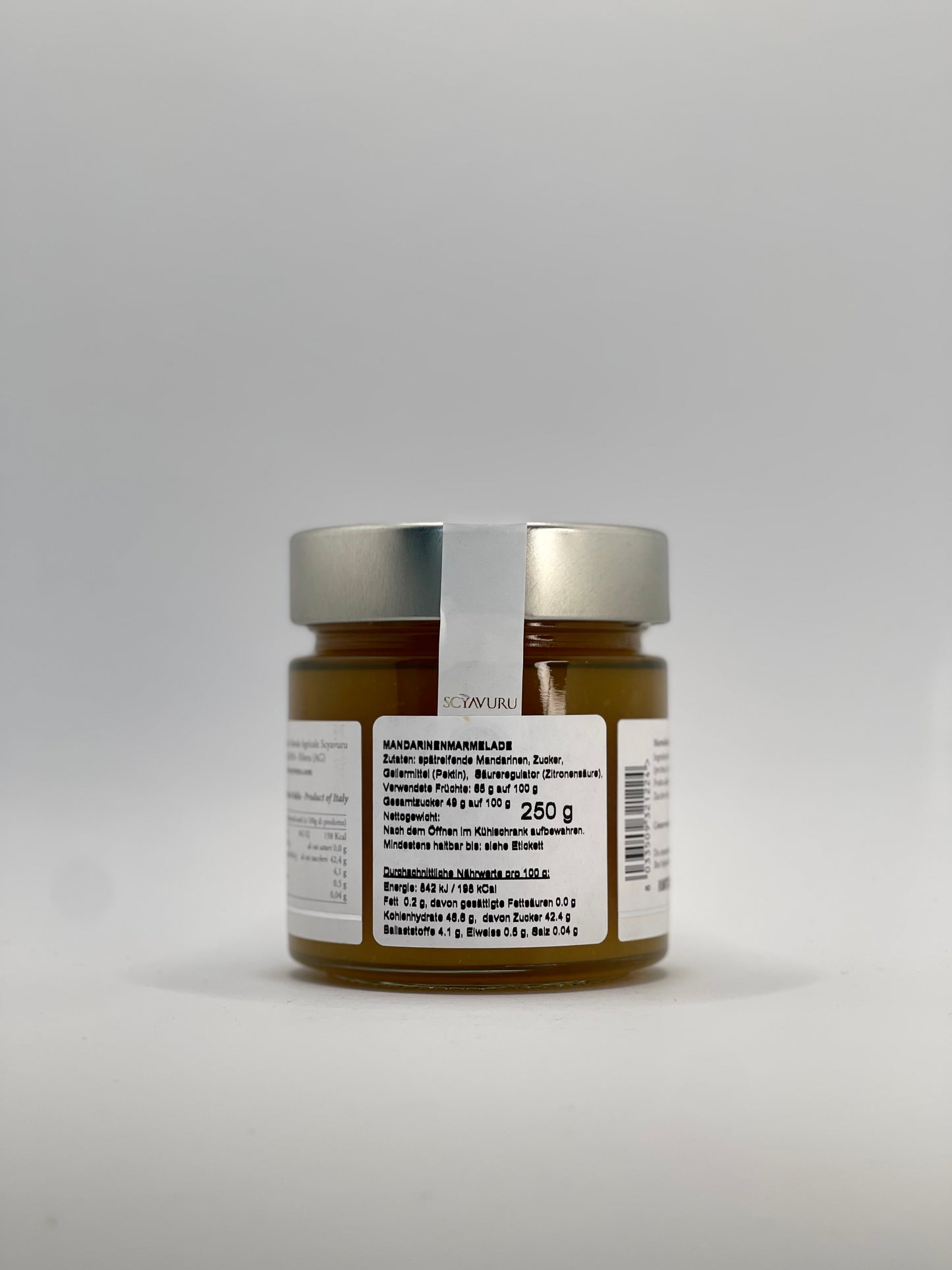 Scyavuru - Mandarino Tardivo Marmellata - Mandarinen Marmeldade 250g