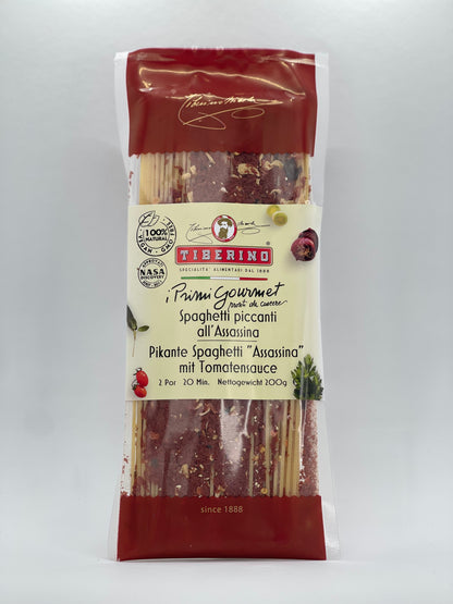 Tiberino - One Pot Pikante Spaghetti "Assassina" mit Tomatensauce 200g
